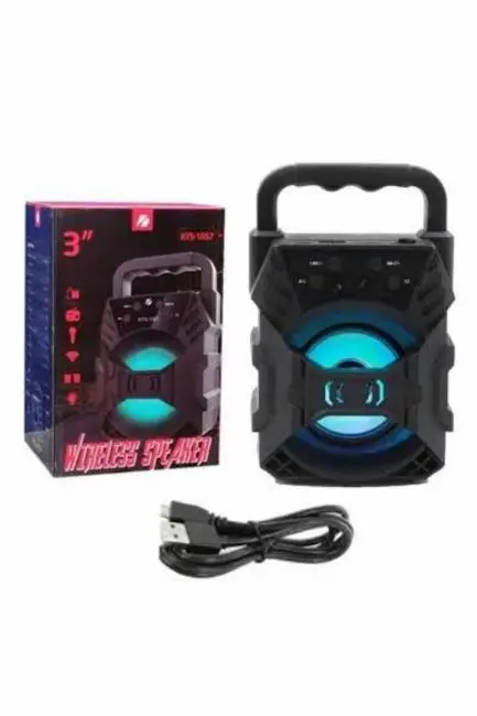 Bluetooth Hoparlör Android ve İOS Uyumlu Ses Bombası USB Girişli Taşınabilir