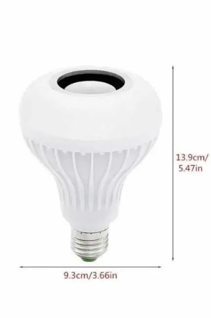 Lamba Hoparlör Ampül Görünümlü Renk Değiştirebilen Android ve İOS Uyumlu