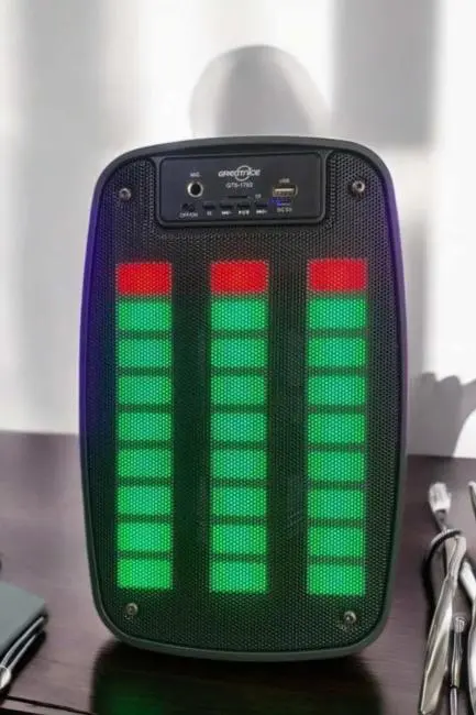 Bluetooth  Hoparlör Mikrofonlu Speaker Taşınabilir Şarjlı