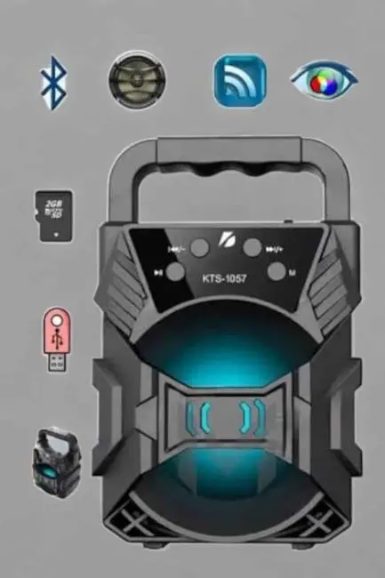 Yüksek Performanslı Bluetooth Hoparlör Kablosuz Taşınabilir