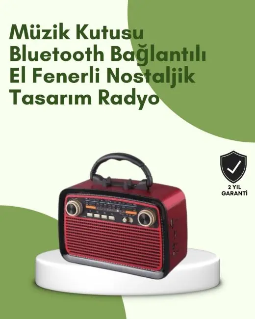 Kablosuz Bluetooth Hoparlör – Yüksek Ses Kalitesi Uzun Pil Ömrü FM ve AM Radyo Fonksiyonu