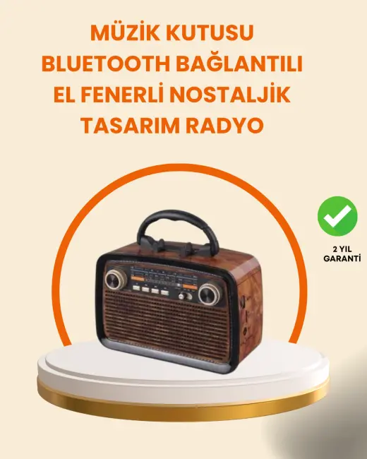 Bluetooth Hoparlör – Kablosuz Bağlantı Geniş Ses Alanı Radyo Destekli Hafif ve Taşınabilir