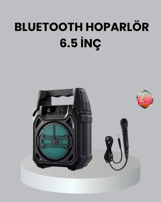 10W Gücünde Kablosuz Hoparlör – Şarjlı FM Radyolu ve Taşınabilir