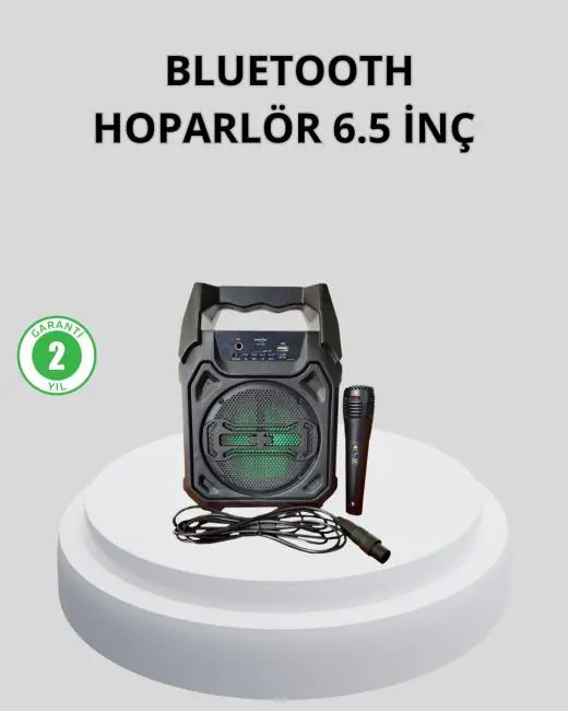 Taşınabilir Bluetooth Hoparlör – FM Radyo USB SD Kart ve TWS Özellikli