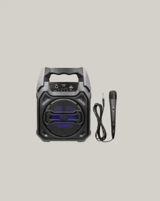 15W Güçlü Ses Çıkışlı Bluetooth Hoparlör FM Radyo ve Mikrofon Destekli