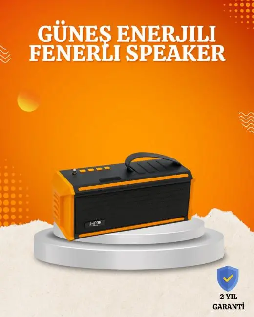 Taşınabilir J-IPOX P520 1200 mAh Bluetooth Hoparlör Mikrofonlu