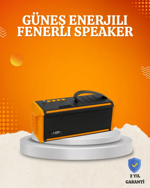 Taşınabilir J-IPOX P520 1200 mAh Bluetooth Hoparlör Mikrofonlu