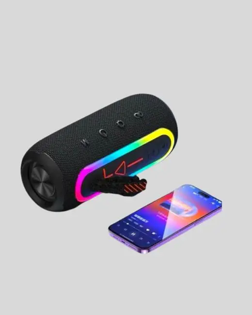 Renkli LED Işıklı Kablosuz Hoparlör IP67 Sertifikalı