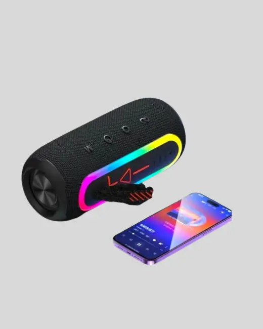 Yüksek Ses Kaliteli Kablosuz Hoparlör LED Işıklı