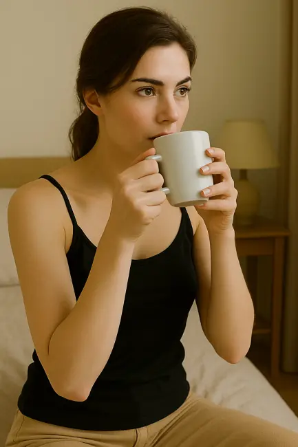 İp Asklılı Bluz (Atlet- tşhirt) LİKRALI-(17952)