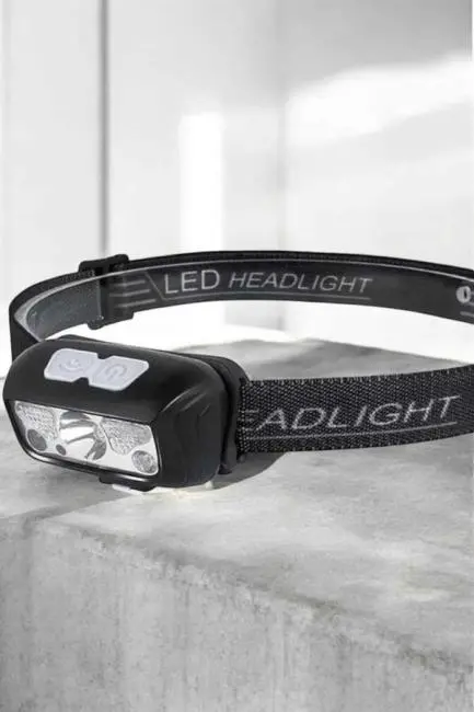 Kafa Lambası Kamp Lambası Sensörlü Şarjlı Ayarlanabilir