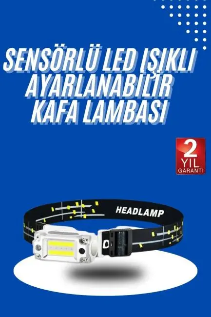 Kafa Lambası Su Geçirmez Kafa Feneri 3 Mod Aydınlatma