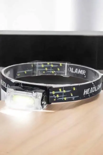 Kafa Lambası El Fenerli Kamp Lambası USB Şarjlı Esnek Lamba