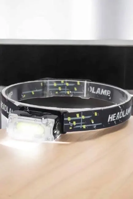 Kafa Lambası El Fenerli Kamp Lambası USB Şarjlı Esnek Lamba