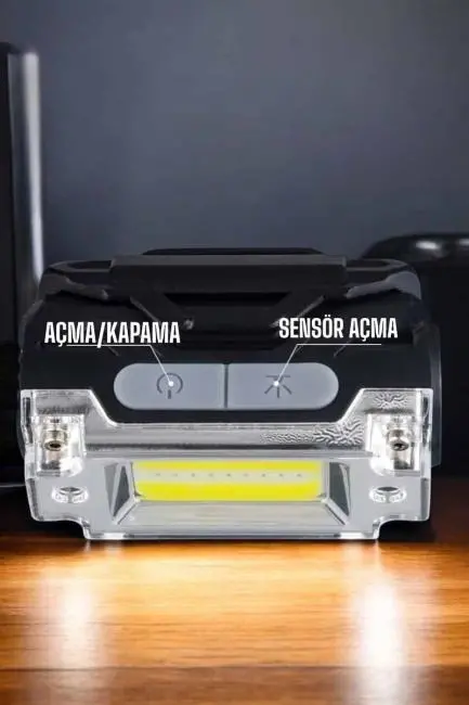 Kafa Lambası Kamp Feneri Balıkçı Feneri Başlıklı Suya Dayanıklı