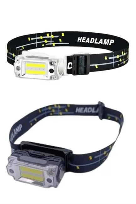 Sensörlü Kamp Lambası Ayarlanabilir Kafa Lambası Kafa Bantlı