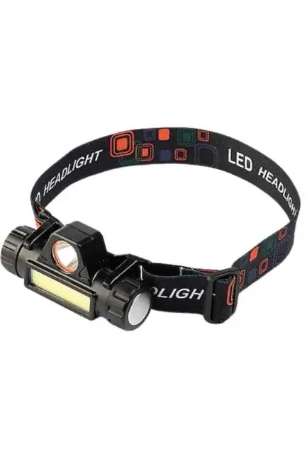 Kafa Lambası Çalışma Işığı Kafa Feneri Şarjlı Mıknatıslı Fenerli