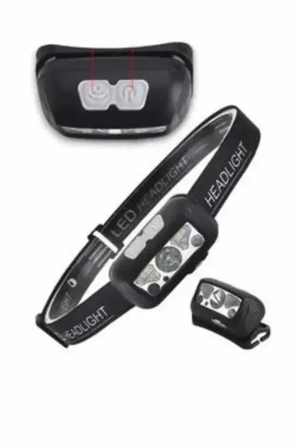 Kamp Lambası Kafa Feneri Kafa Lambası Ayarlanabilir Sensörlü Şarjlı