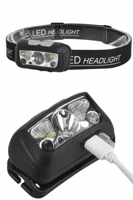 Ayarlanabilir Kafa Lambası Type-C Şarjlı Kompakt Kamp Lambası