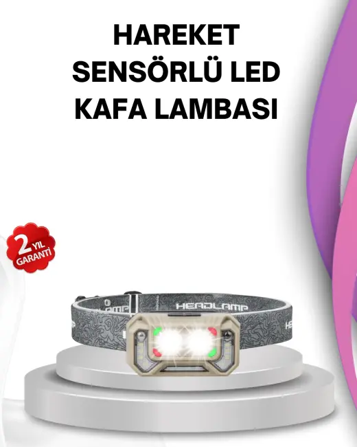 El Sallama Sensörlü LED Far Ayarlanabilir Işık Açısı