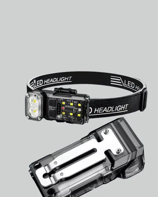 Kamp ve Outdoor İçin LED Far 10 Saat Pil Sensörlü Manyetik