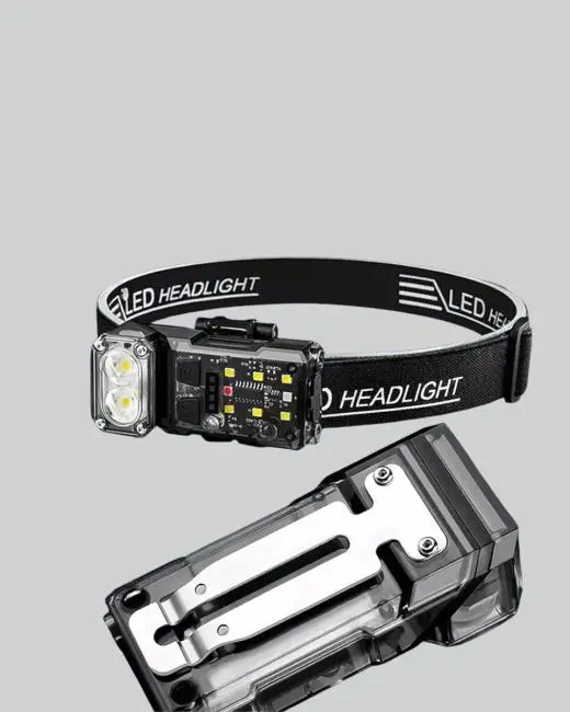 3’ü 1 Arada LED Far Şarj Edilebilir Sensörlü Manyetik 10 Saat Kullanım