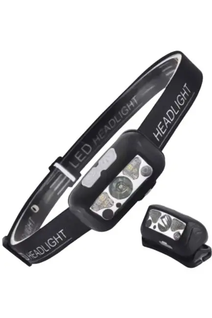 Sensörlü Şarjlı Type-c Şarj Işıklı Kafa Lambası Kamp Lambası