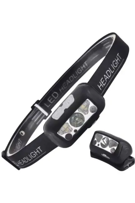 Sensörlü Şarjlı Type-c Şarj Işıklı Kafa Lambası Kamp Lambası