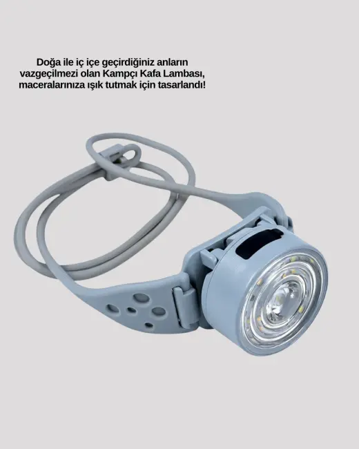 Kampçı Kafa Lambası Su Geçirmez Çok Modlu LED