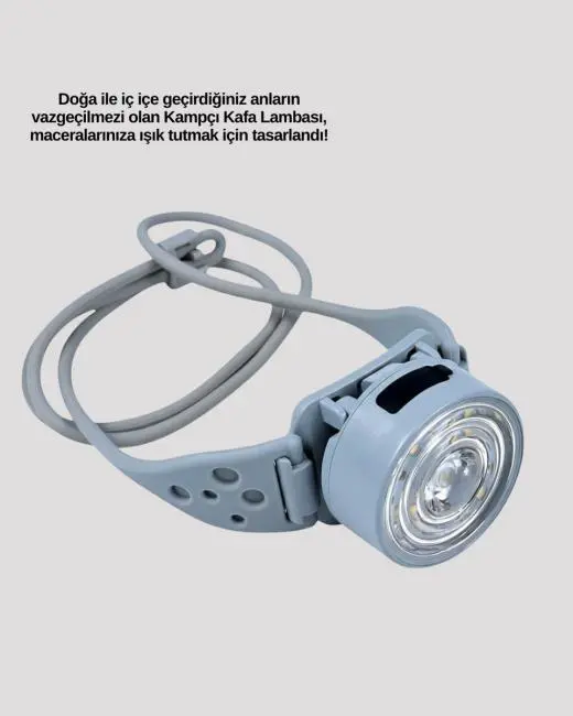Kampçı Kafa Lambası Su Geçirmez Çok Modlu LED