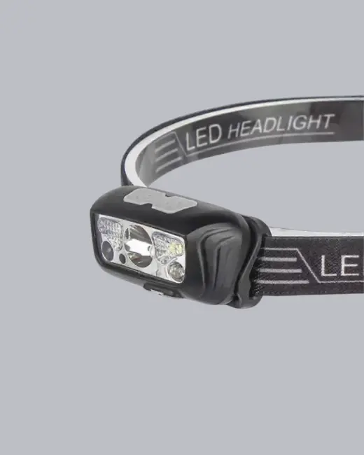 Gece Balıkçılığı İçin Ultra Parlak Şarjlı Kafa Lambası | 4 Işık Modu + USB Şarj