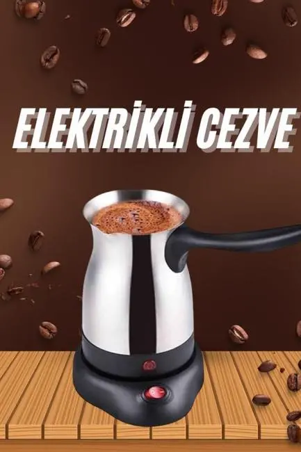 Elektrikli Türk Kahvesi Makinesi Elektrikli Cevze Telveli