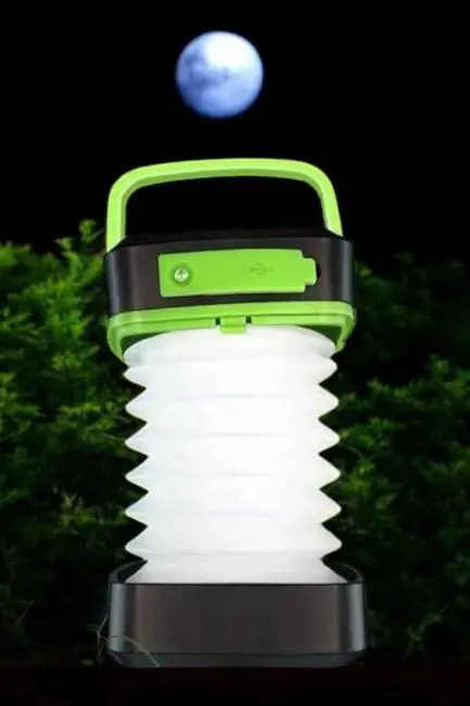 Led Lamba Kamp Lambası Hafif Taşınabilir Şarj Süreli Akordeon El Fenerli