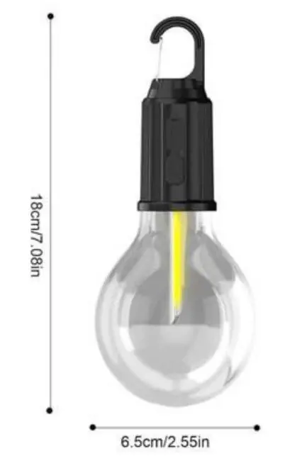 Taşınabilir Şarjlı Led Ampul Askılı Lamba Kamp Bahçe Lambası