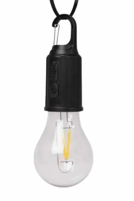 Şarjlı Aydınlatma Ampul Tasarımlı Ambians Işık Askılı Kamp Lambası
