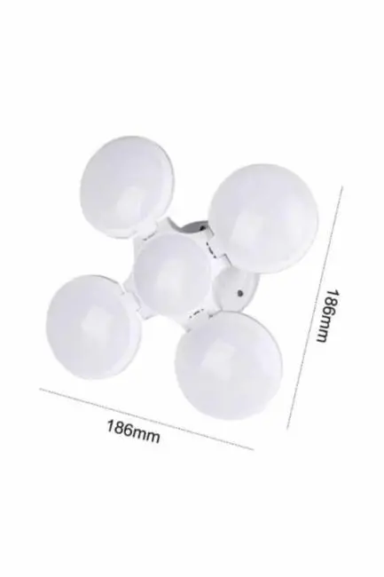 Kamp Lambası Güneş Enerjili Solar 5 Kanatlı Katlanır Lamba Karavan