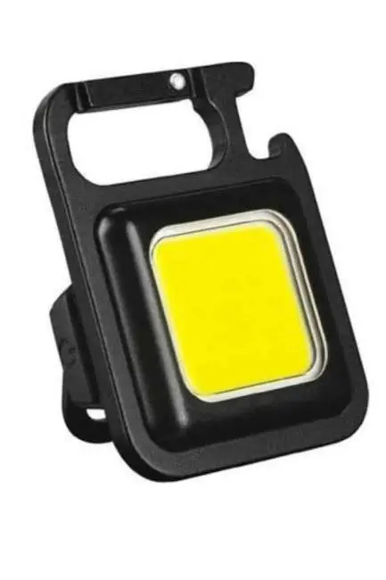 Işıldak USB Şarjlı Cep El Feneri Taşınabilir Mini Led Işık Çok Fonksiyonlu