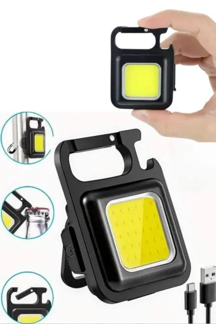 Mıknatıslı Parlak Led Işık 3 Fonksiyonlu Şarj edilebilir Ledli Mini Taşınabilir