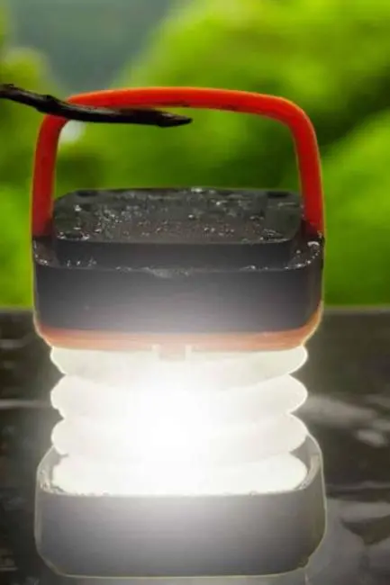 Led Lamba Kamp Lambası Hafif Taşınabilir Şarj Süreli Akordeon El Fenerli