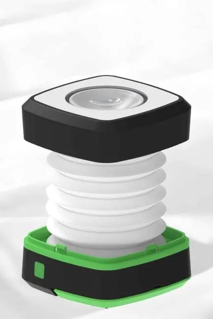 Katlanabilir Kamp Lambası Solar Fener Görünümlü 3 Kademeli Şarjlı