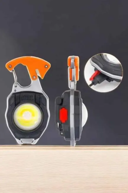 yeni nesil Kamp Feneri Çok Fonksiyonlu Fener Anahtarlık Usb Çakmaklı Cam Kırıcı Kemer Kesici Açacak