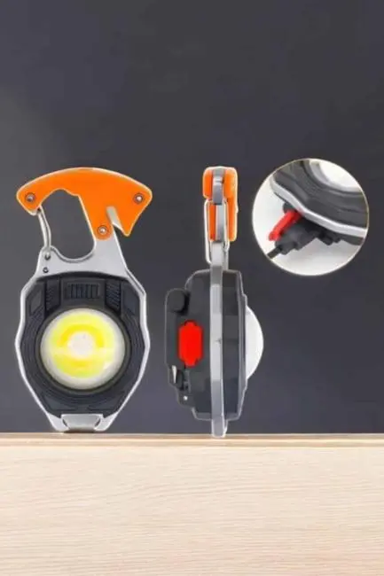 yeni nesil Kamp Feneri Çok Fonksiyonlu Fener Anahtarlık Usb Çakmaklı Cam Kırıcı Kemer Kesici Açacak