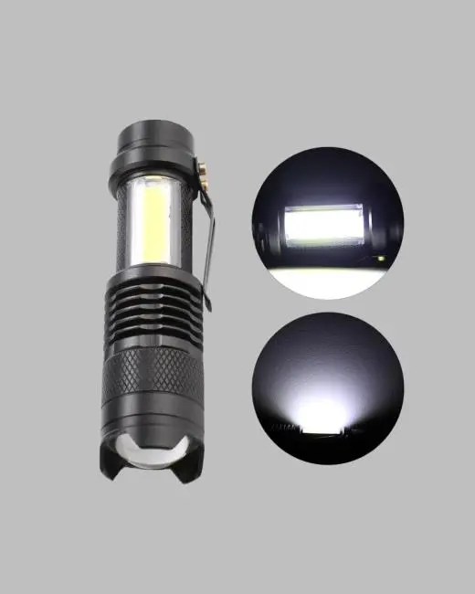 Suya Dayanıklı 4 Modlu Mini LED El Feneri