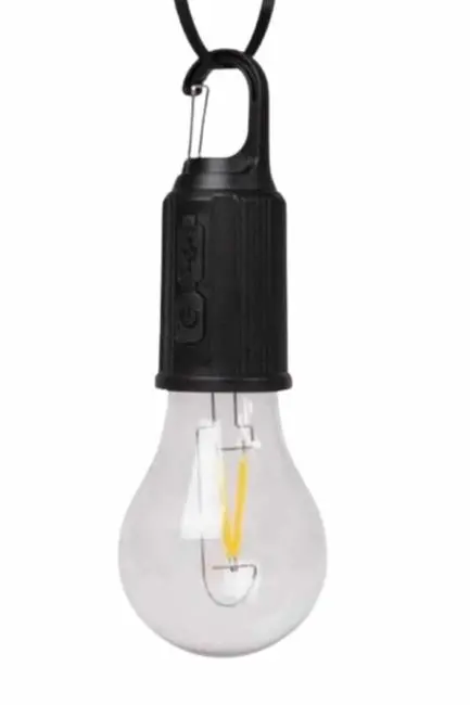 Şarjlı Aydınlatma Ampul Tasarımlı Ambians Işık Askılı Kamp Lambası