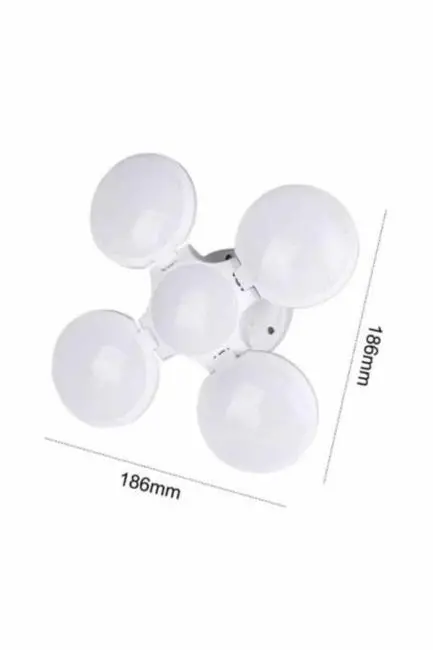 Kamp Lambası Güneş Enerjili Solar 5 Kanatlı Katlanır Lamba Karavan