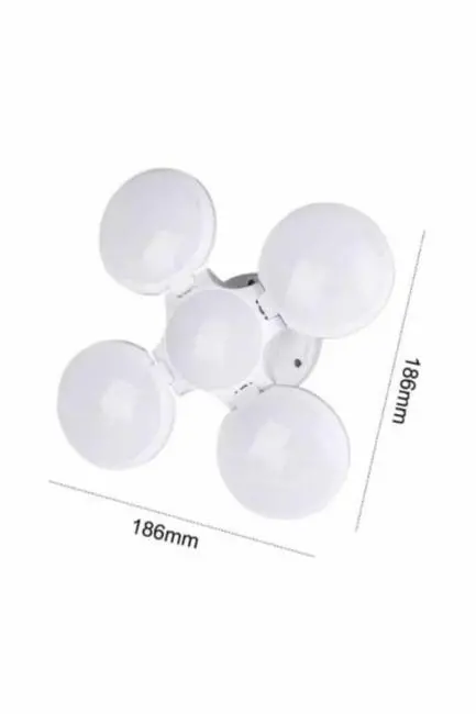 Kamp Lambası Güneş Enerjili Solar 5 Kanatlı Katlanır Lamba Karavan