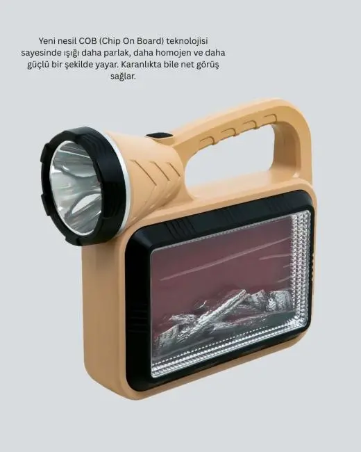 Solar Alev Lambası – Kamp Bahçe ve Dış Mekan İçin