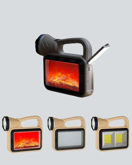 Solar COB Alev Efektli Lamba – Güneş Enerjili Suya Dayanıklı Taşınabilir