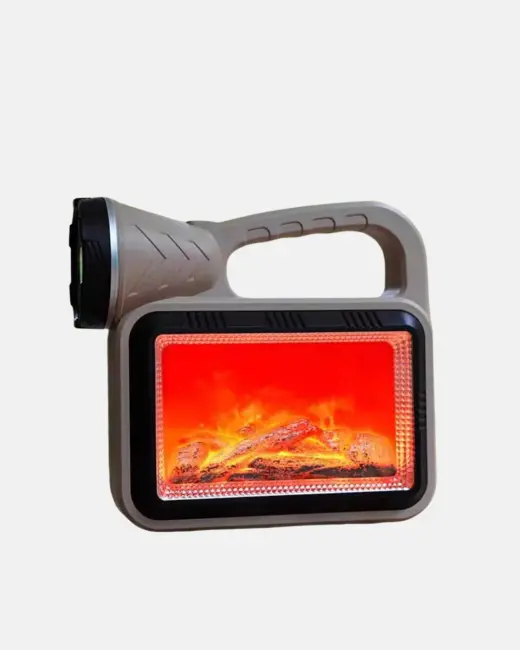 Solar Alev Işığı COB Teknolojili Taşınabilir El Feneri ve Kamp Lambası