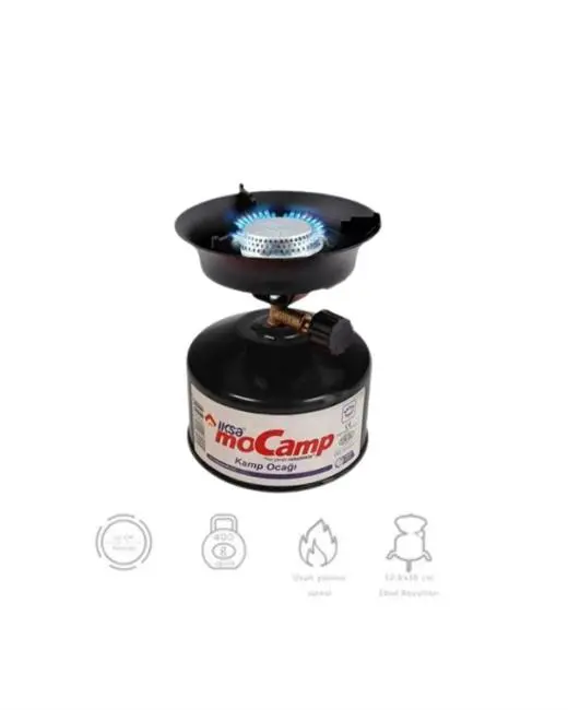 Dayanıklı Paslanmaz ve Yüksek Isı Dayanımlı Kamp Ocağı – Uzun Süreli Kullanım İçin